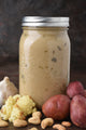 Creamy Roasted Cauliflower Soup Jar