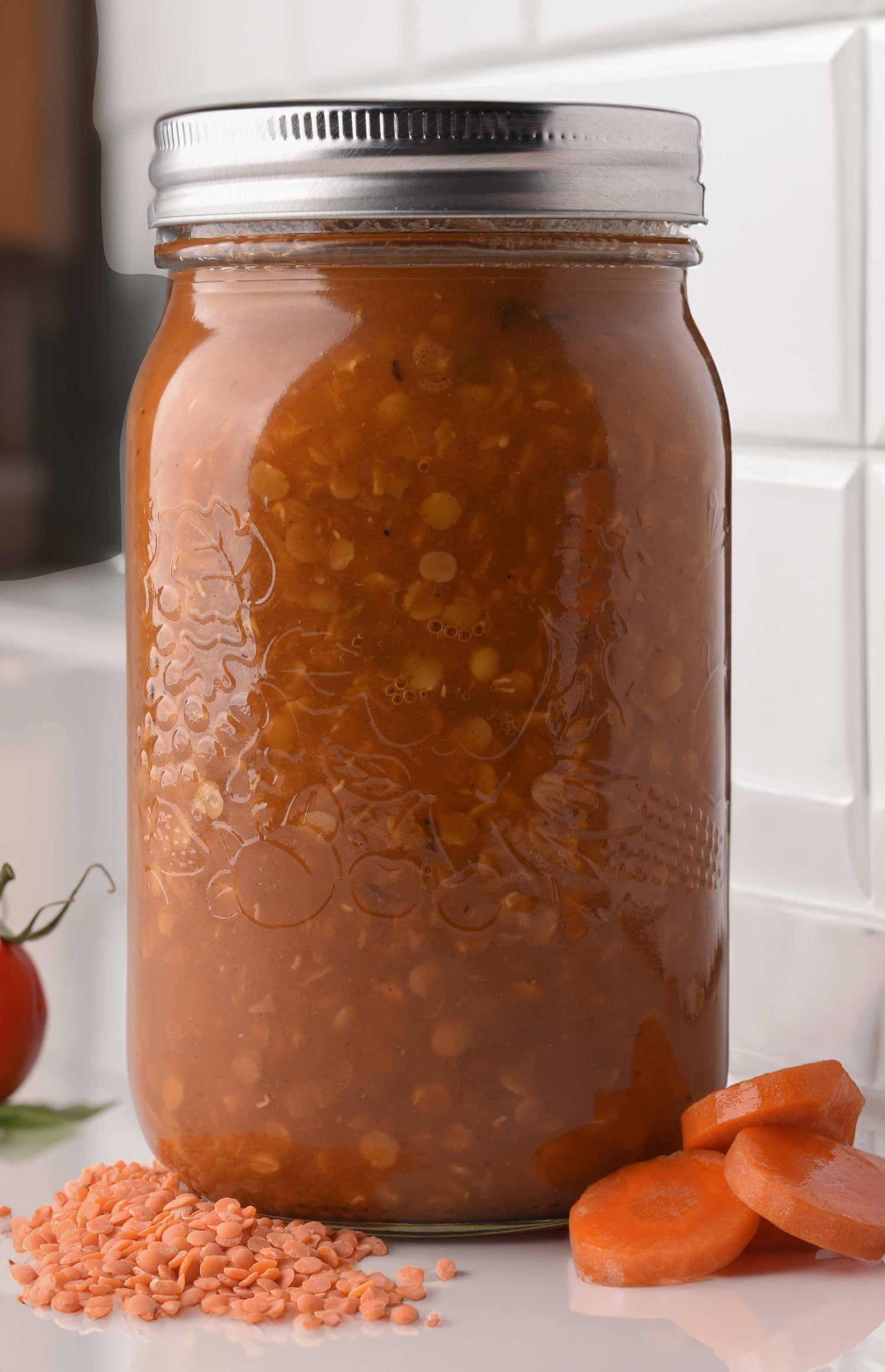 Turkish Red Lentil Soup Jar