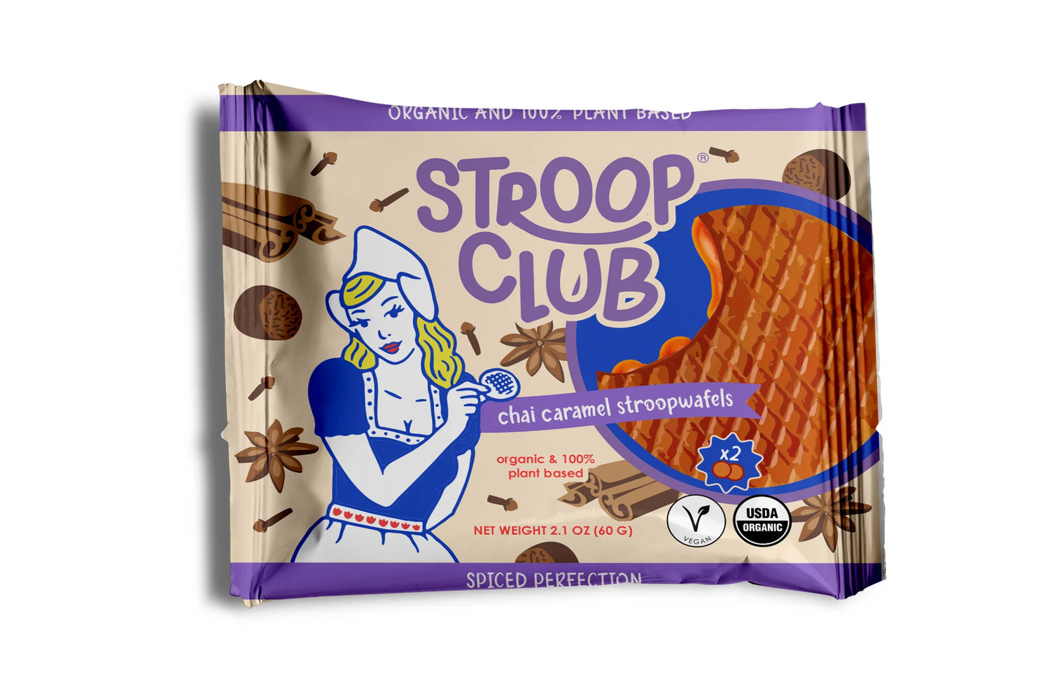 Chai Caramel Organic Stroopwafels